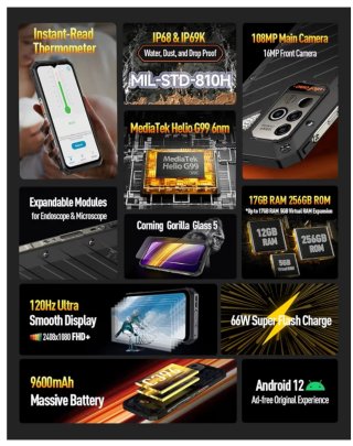 Teléfono móvil Ulefone Negro Estante 1