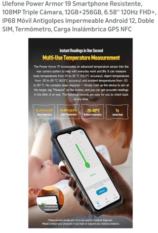 Teléfono móvil Ulefone Negro Estante 1
