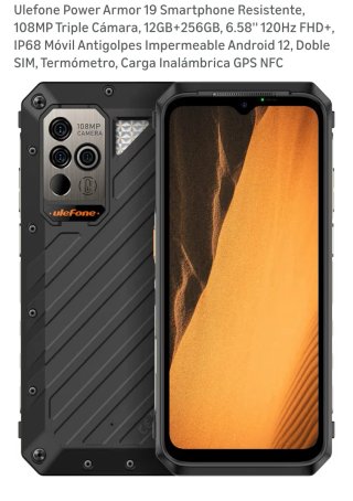 Teléfono móvil Ulefone Negro Estante 1