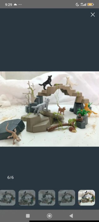 Guarida lobos playmobil