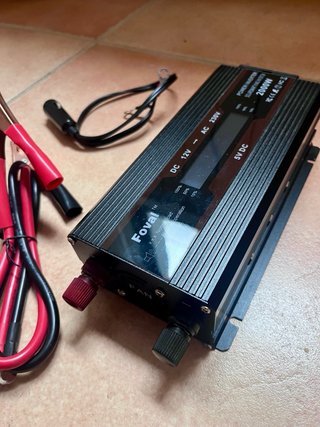 Inversor de corriente 2000W 12V a 230V