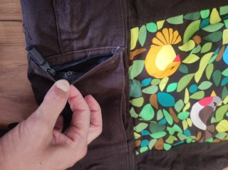 Mochila Portabebés Boba con Diseño de Pájaros