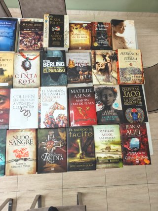 Libros/ Novelas variado, preguntar disponibilidad
