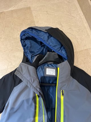 Chaqueta Zara niño gris y negro