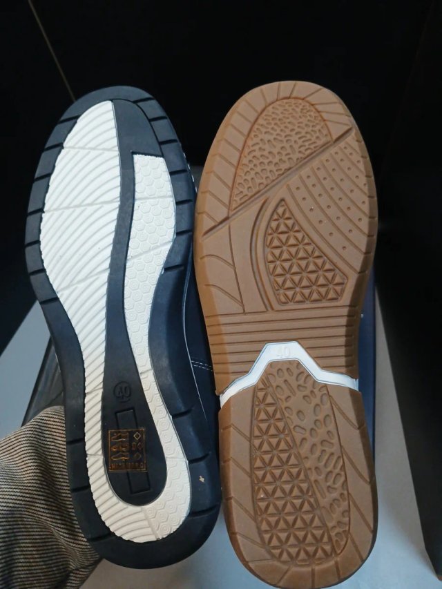 Talla 40 lote de 2  Mocasines Hombre Azul y Verde