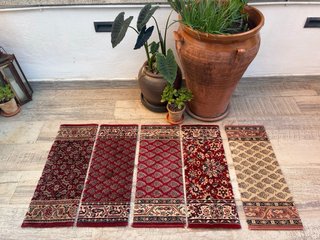 Lote 5 alfombras escalera