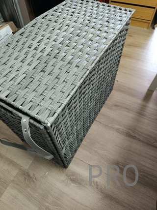 Cesto Ropa Sucia con Tapa, 160 L, Cesta Colada Est