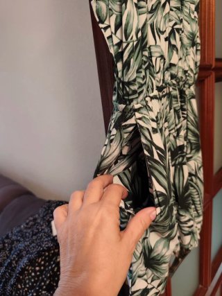 Mono corto verano estampado hojas