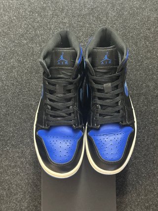 Nike Jordan 1 Mid 44 Nero Blu