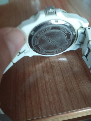 Orologio per bambini rosa e bianco