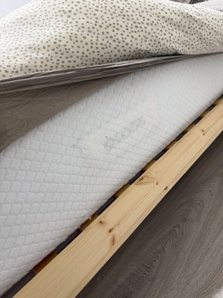 Estructura cama matrimonio + colchón