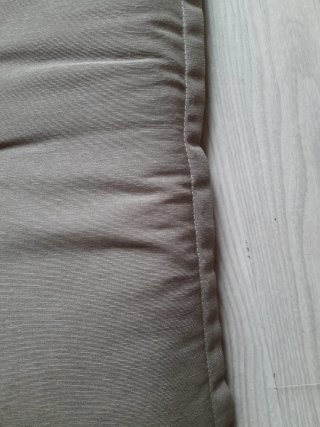 Cojín de asiento 110 cm beige/marrón
