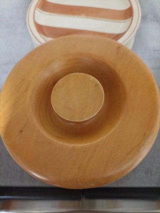 Biscottiera con 6 piattini