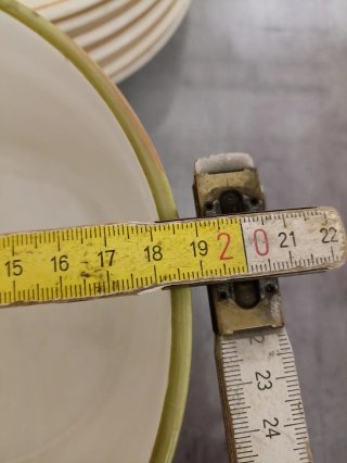 Biscottiera con 6 piattini