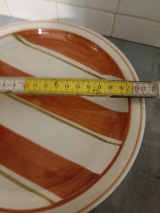 Biscottiera con 6 piattini