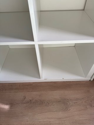 Estantería Kallax Ikea Blanca 4 Cubos