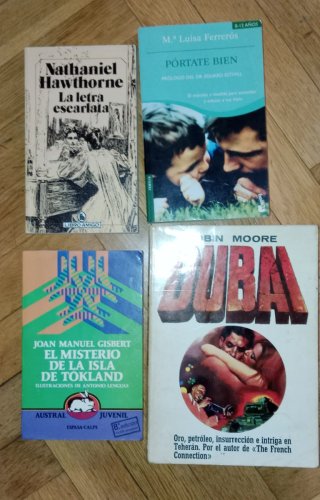 Libros variados. 3 libros 6€ o 3€ unidad