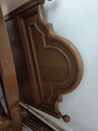 Cabecero de cama de madera 90