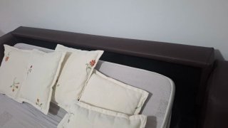 Sofá Cama 3 Plazas Marrón Chocolate