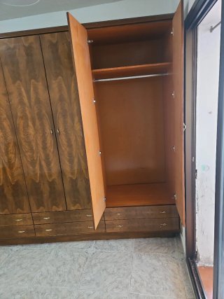 Armario madera 60x225x245 cm con espejo