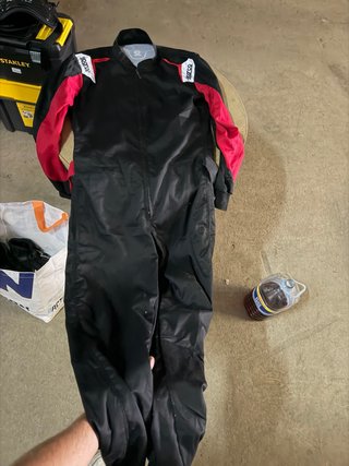 Mono Sparco Kart Negro/Rojo Talla 1,85cm
