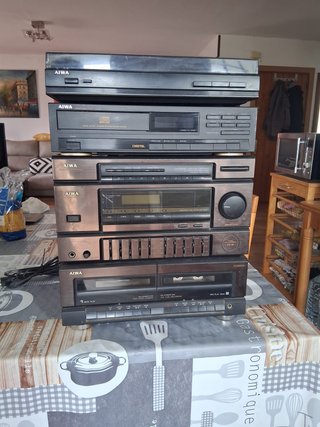 Equipo AIWA CX-56 con Tocadiscos