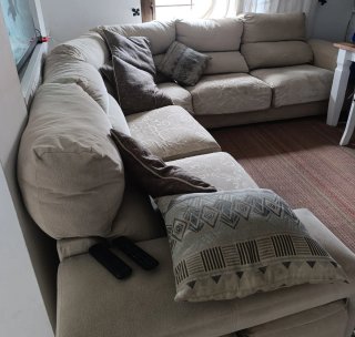 Sofá rinconera reclinable y deslizante negociable