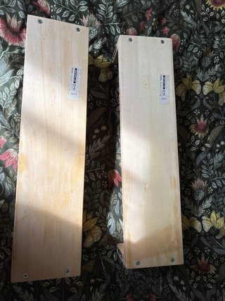 Baldas de madera Ikea