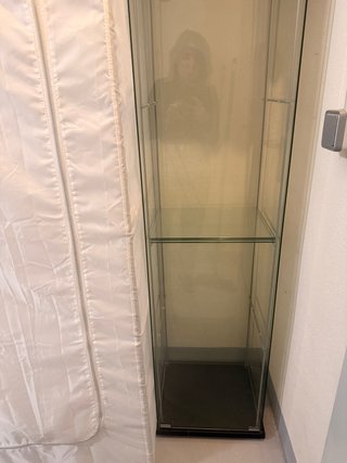 Vitrina expositora de cristal