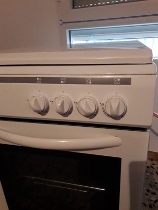 Cocina/Horno Gas Butano Blanca