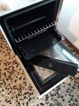 Cocina/Horno Gas Butano Blanca