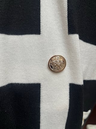 Vestito nero e bianco