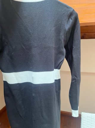 Vestito nero e bianco