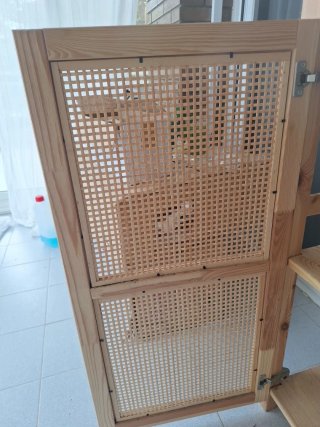 Estantería HEJNE IKEA Madera Rattan