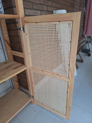 Estantería HEJNE IKEA Madera Rattan
