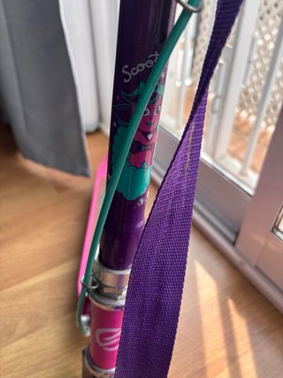 Patín infantil rosa y morado