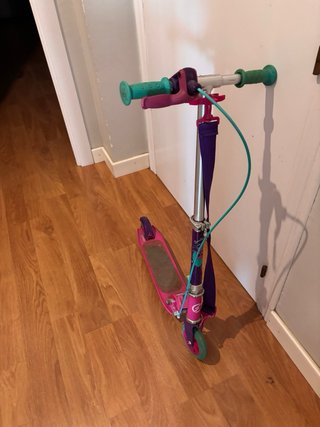 Patín infantil rosa y morado