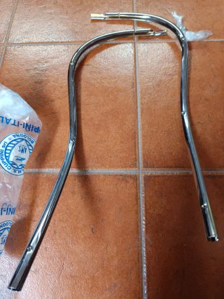 Bordón Vespa 150s Plata