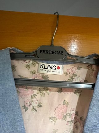 Vestido Kling floral denim talla M