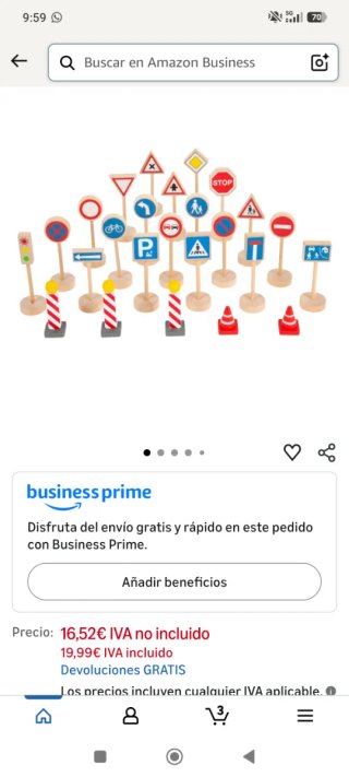 Señales de tráfico madera juego niños 25 piezas