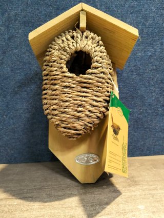 Esschert Design Madera Nesting Bolsa nido pájaros