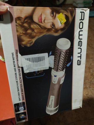 Asciugatrice per capelli Rowenta Brush Activ Oro/Bianco