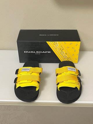 Ciabatte Dualscape Giallo Nero Taglia 39/40