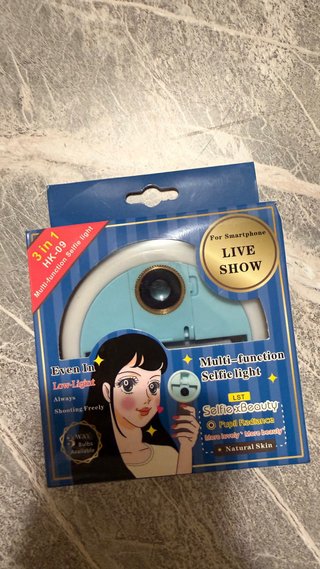 Luz LED Selfie 3 en 1 HK-09