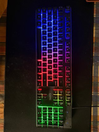 Teclado GAME membrana RGB