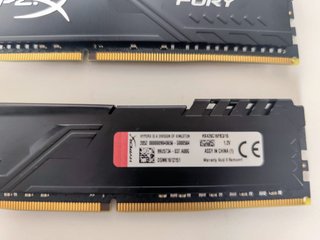 2x16GB HyperX Fury DDR4 2666MHz RAM