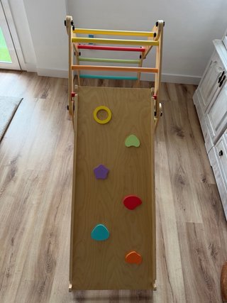 Estructura Escalada Montessori con Tobogán