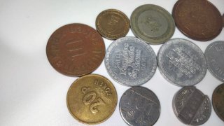 Colección de monedas antiguas