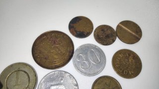 Colección de monedas antiguas