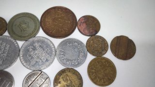 Colección de monedas antiguas
